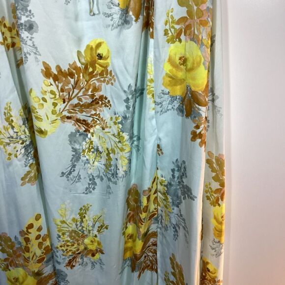 Favorite Daughter Marigold Bloom Floral Print Side Slit Maxi Dress Women’s Size - Picture 14 of 17